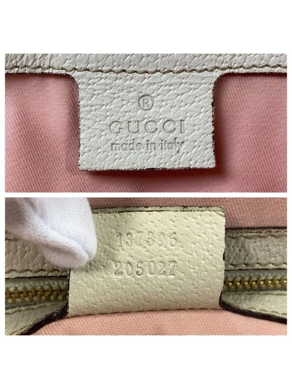Gucci Sherry Line Pink Tote Bag